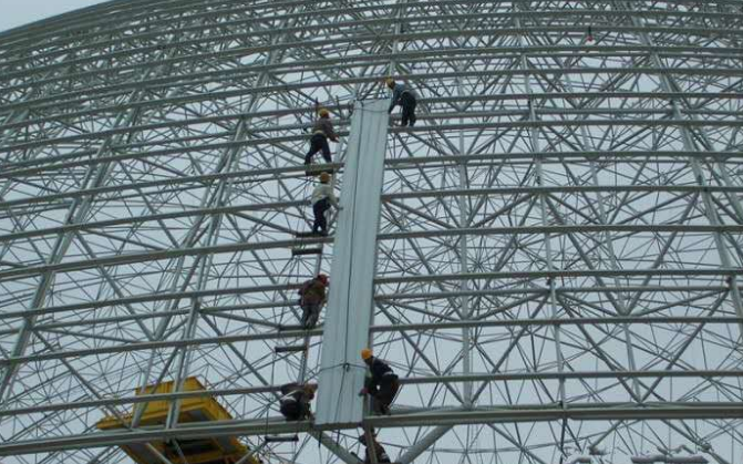 莆田网架装配好以后应当留神哪八项验收事件